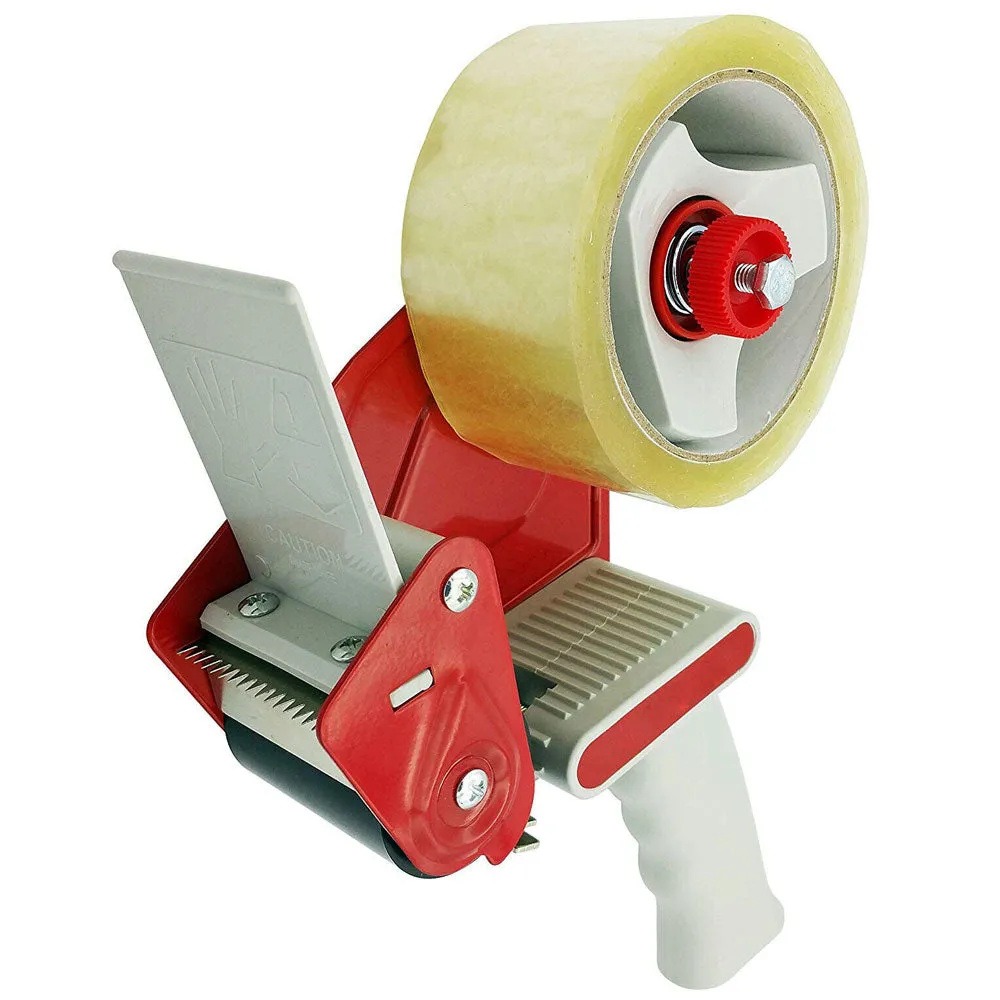 2 PC Heavy Duty Tape Gun Dispenser Packing Machine Shipping Sealing Roll Cutter