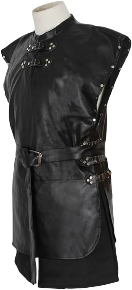 Adult Medieval Viking Costume Night's Suit Halloween Renaissance Costume Cloak Outfit