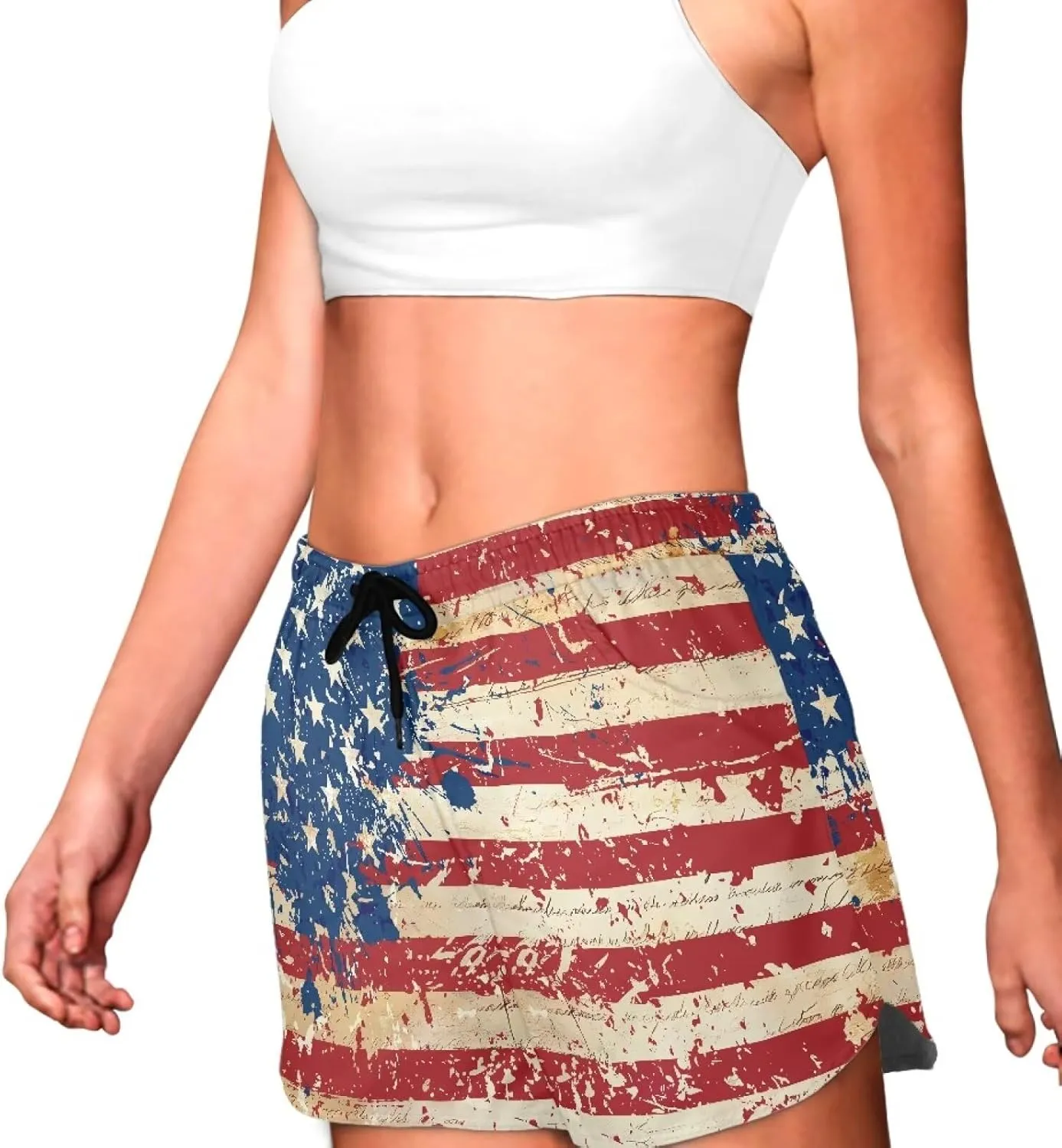 AFPANQZ Women Casual Shorts with Pockets Flat Front Hot Pants Running Yoga Breechcloth