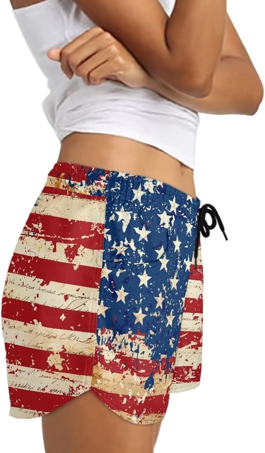 AFPANQZ Women Casual Shorts with Pockets Flat Front Hot Pants Running Yoga Breechcloth
