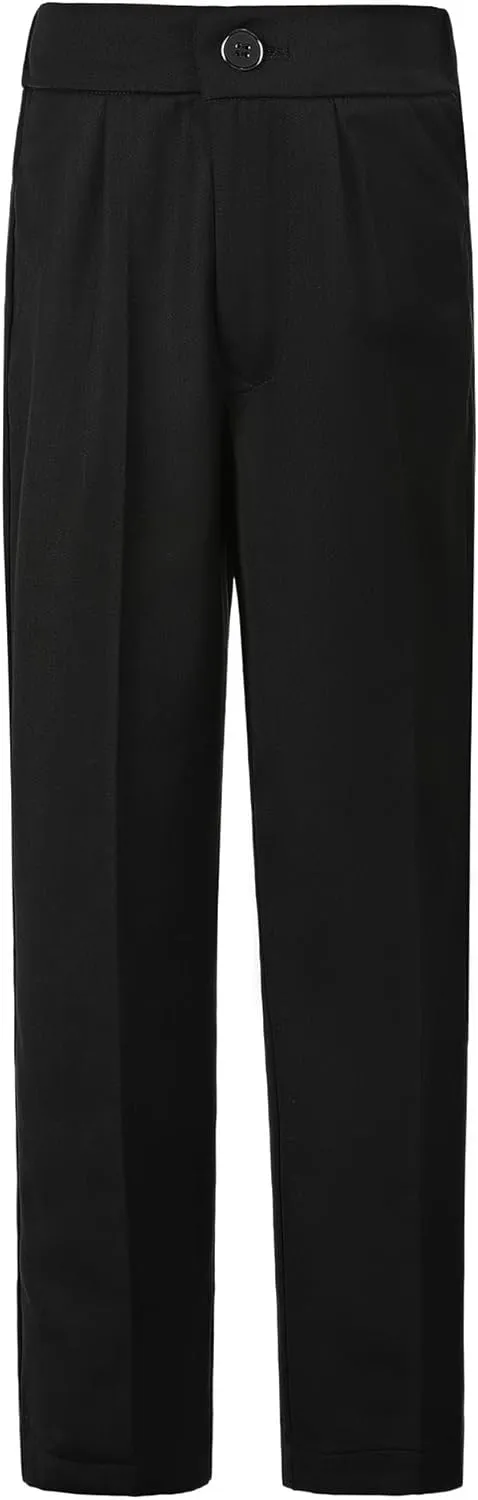 Boys Suits Slim Fit Toddler Tuxedo Suit Set for Dress Clothes Kids Wedding Ring Bearer Outfit