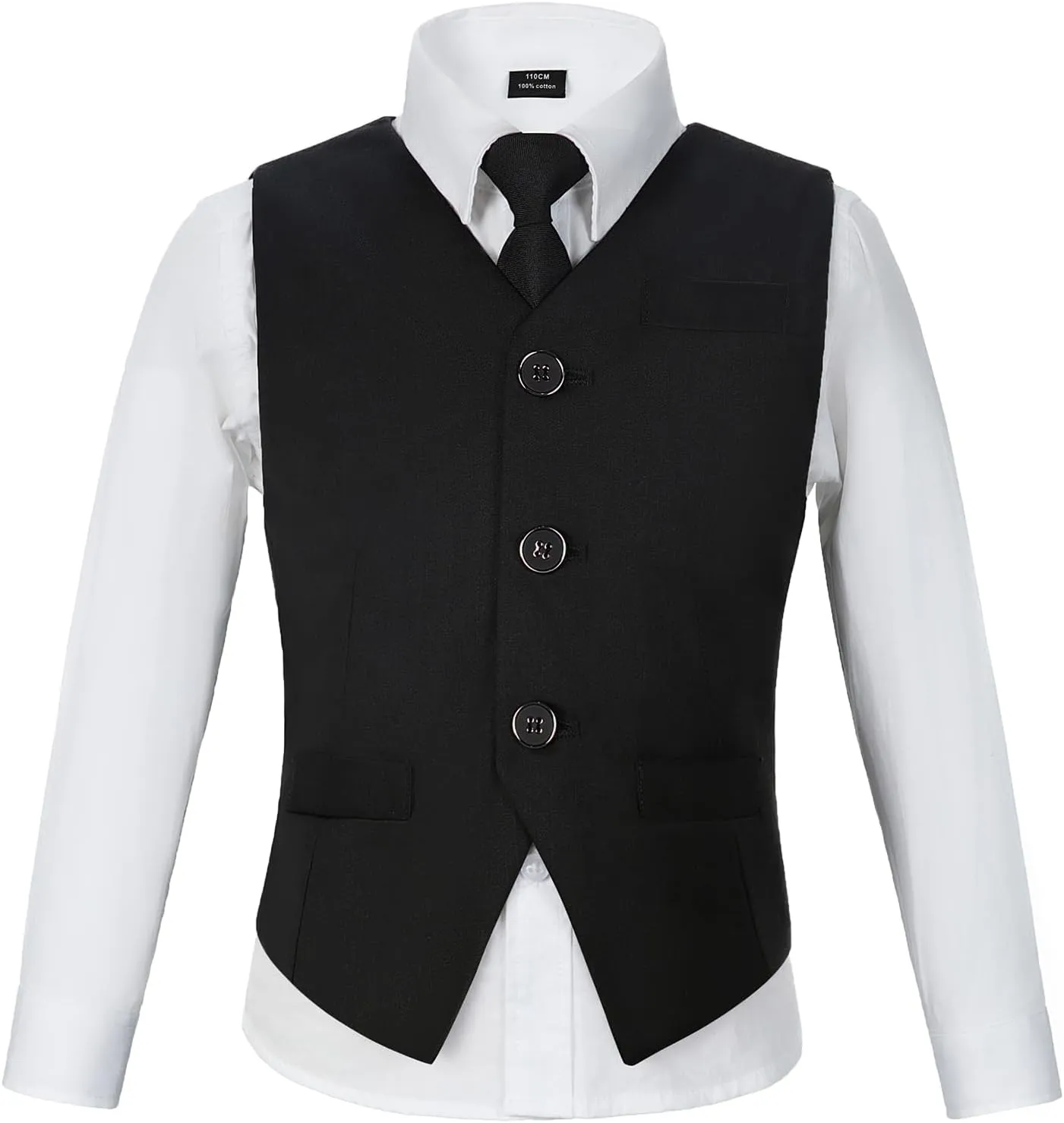 Boys Suits Slim Fit Toddler Tuxedo Suit Set for Dress Clothes Kids Wedding Ring Bearer Outfit