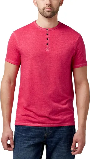 Buffalo David Bitton Men's Short Sleeve Kasum Henley