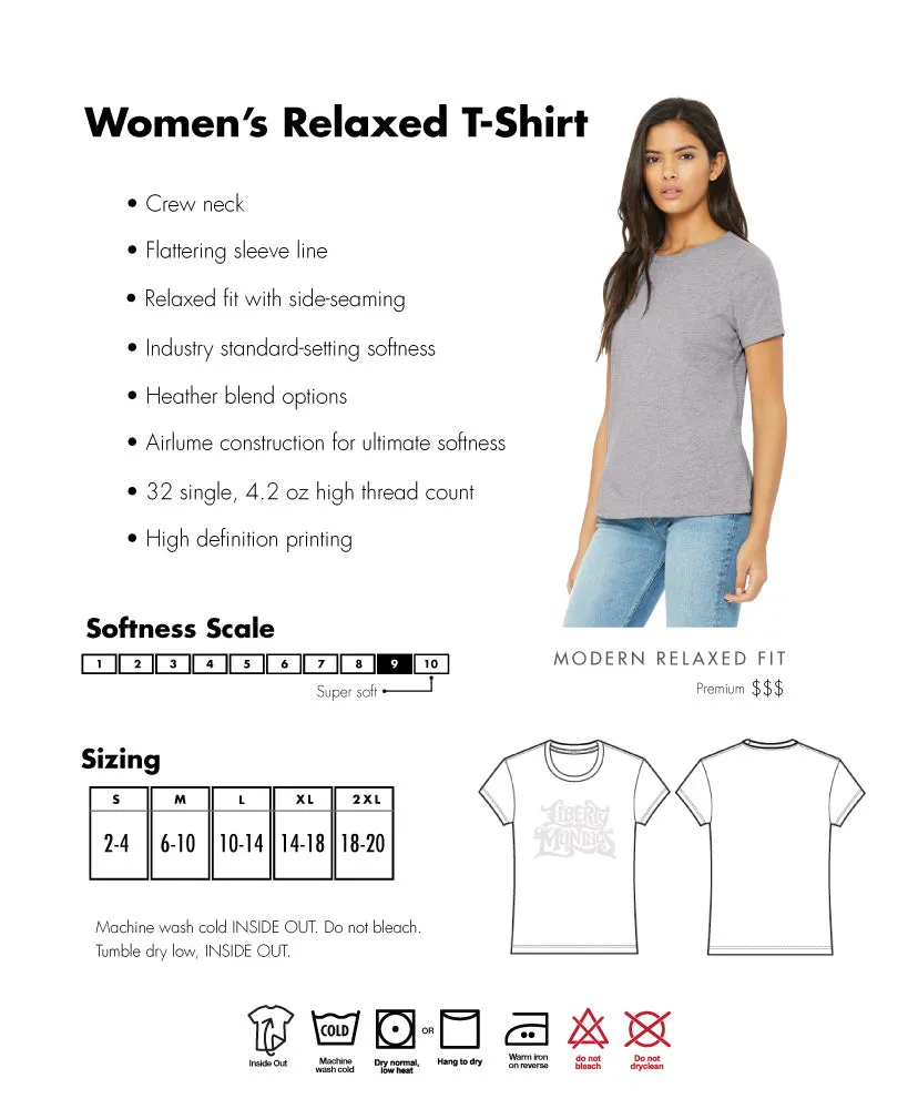 Carlin Was Right Ladies Athletic Grey Tee