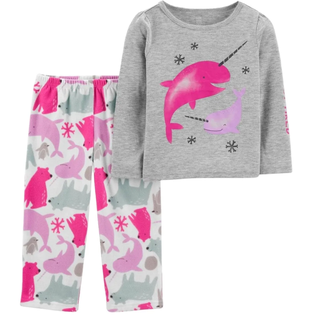 CARTER'S - Baby - Narwhal Fleece Pajama Set
