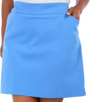 Coral Bay Petite Active & Casual Solid Pocketed Skort X-Large Petite Blue