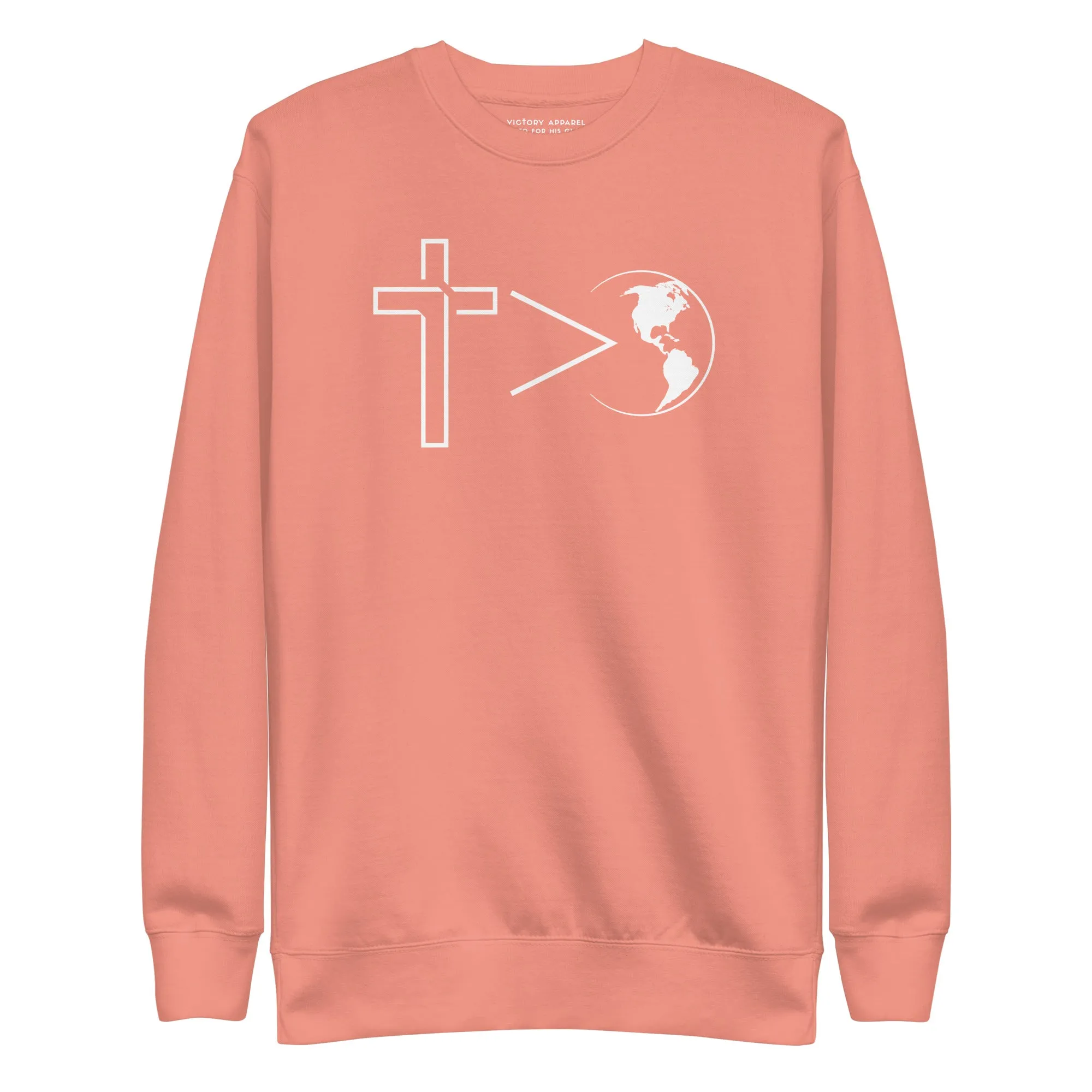 Cross Is Greater Pullover Sweatshirt