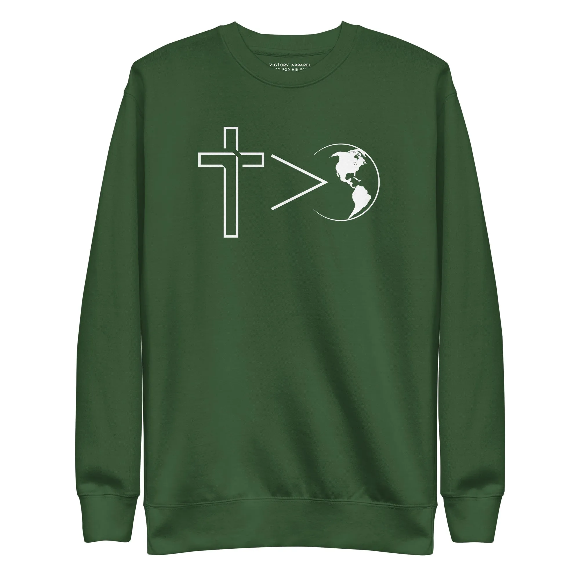 Cross Is Greater Pullover Sweatshirt