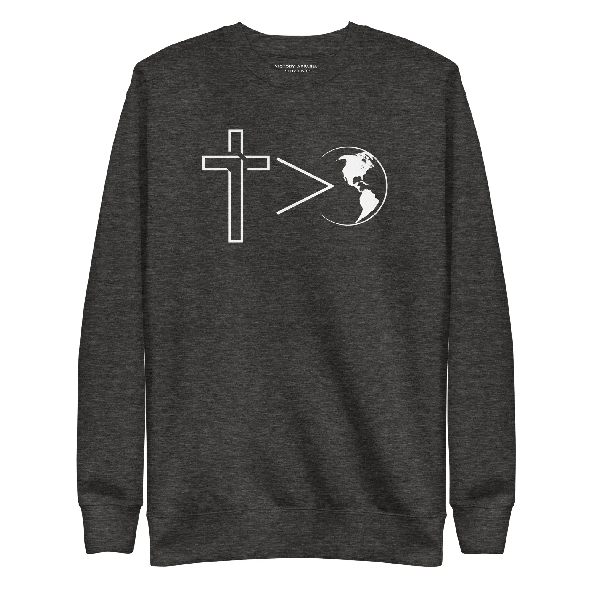 Cross Is Greater Pullover Sweatshirt