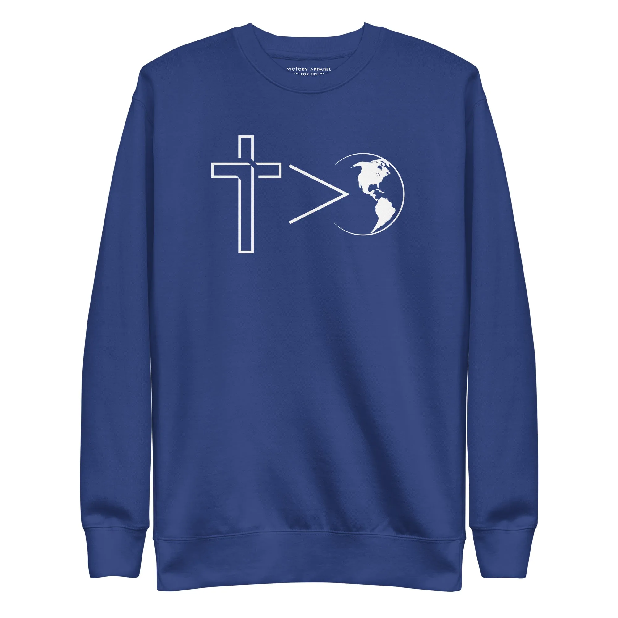 Cross Is Greater Pullover Sweatshirt