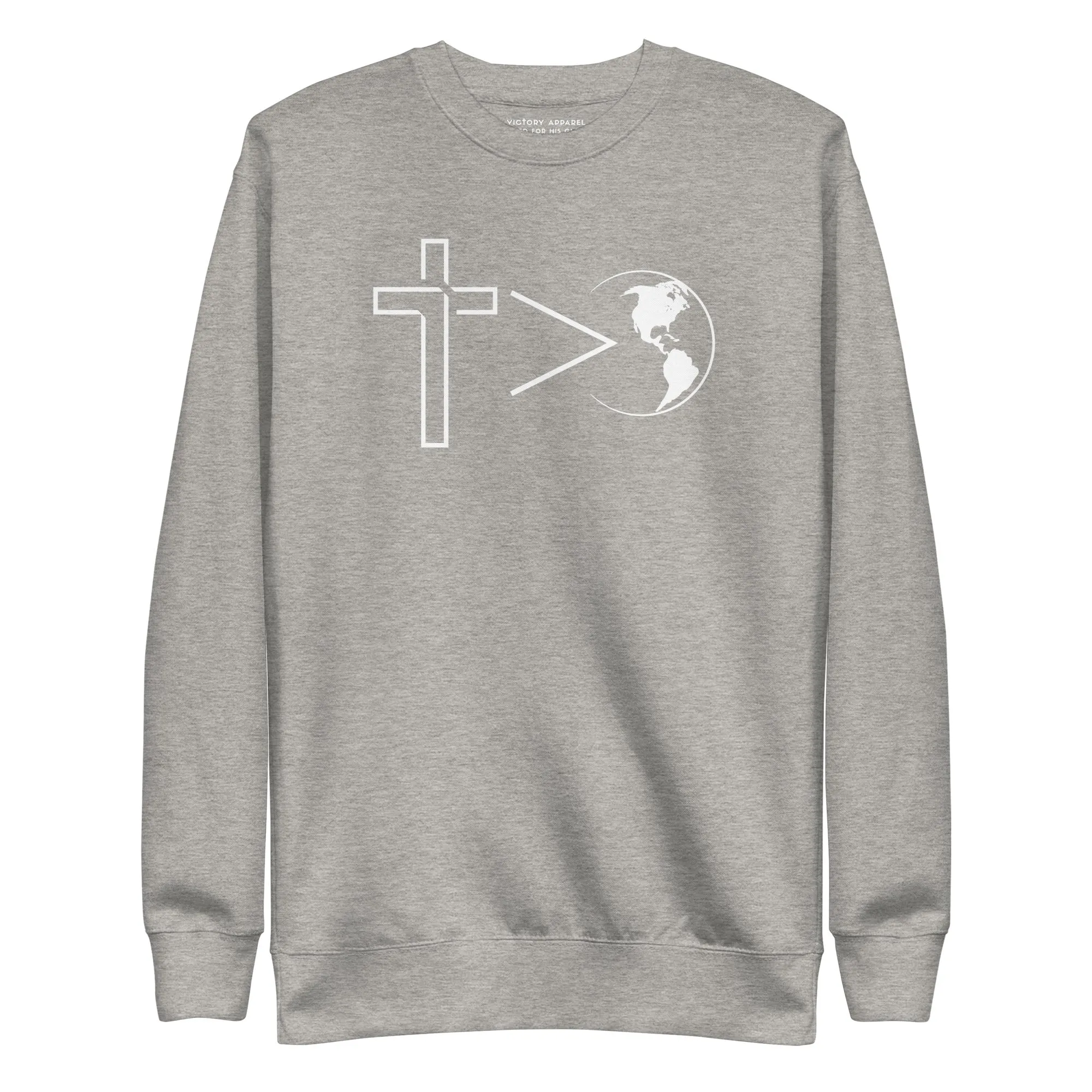 Cross Is Greater Pullover Sweatshirt