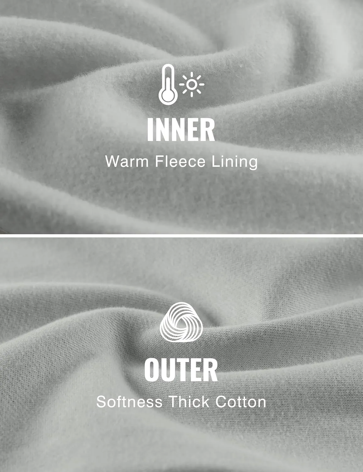 CRZ YOGA Cotton Fleece Lined Sweatpants Women High Waisted Warm Casual Lounge Jogger Pants with Pockets