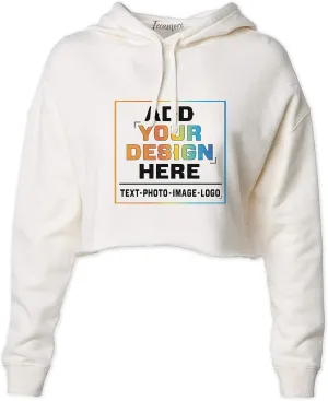 Custom Cropped Hoodies for Womens Add Your Text Image Photo Pullover Hooded Crop Sweatshirt