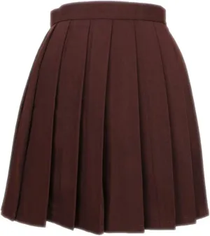 DCUTERQ Women's High Waisted Pleated School Skirt High Waisted Girl Uniform Mini Casual Skirts A-line Skorts