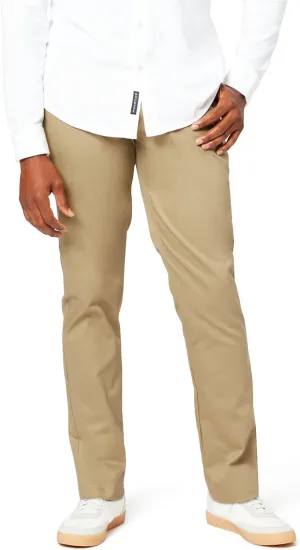 Dockers Men's Athletic Fit Signature Lux Cotton Stretch Pants, New British Khaki, 42W x 34L