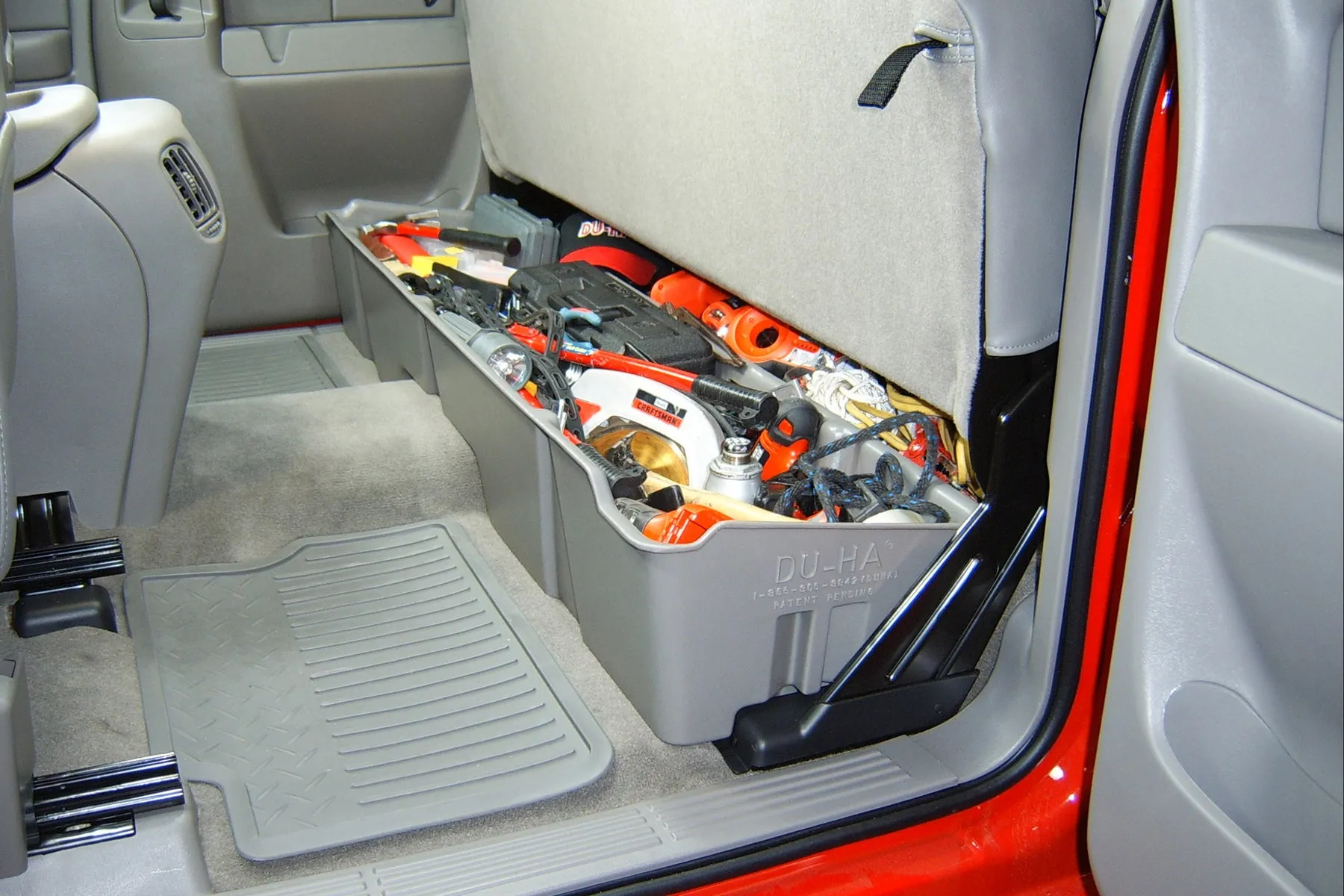 DU-HA 10001 DU-HA® Interior Storage/Gun Case; Incl. Gun Rack/Organizer; Dark Gray;