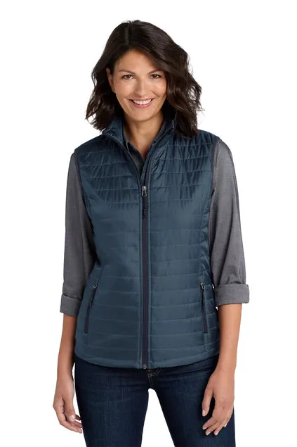 EMBROIDERED - L851 - Port Authority® Ladies Packable Puffy Vest