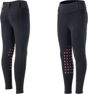 Equinavia Classic Kids Silicone Knee Patch Riding Pants, Breeches, Unisex Tights, Girls, Boys