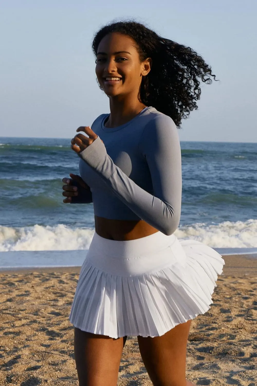Ewedoos Pleated Tennis Skirts for Women Athletic Skirt with Shorts Underneath Skorts for Woman with Pockets for Golf