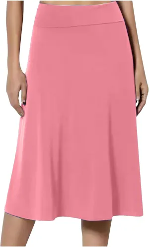 Fall Skirts for Women 2024 Dressy Casual Midi Pencil Skirts Work Office Winter High Waisted Wool Corduroy Skirt
