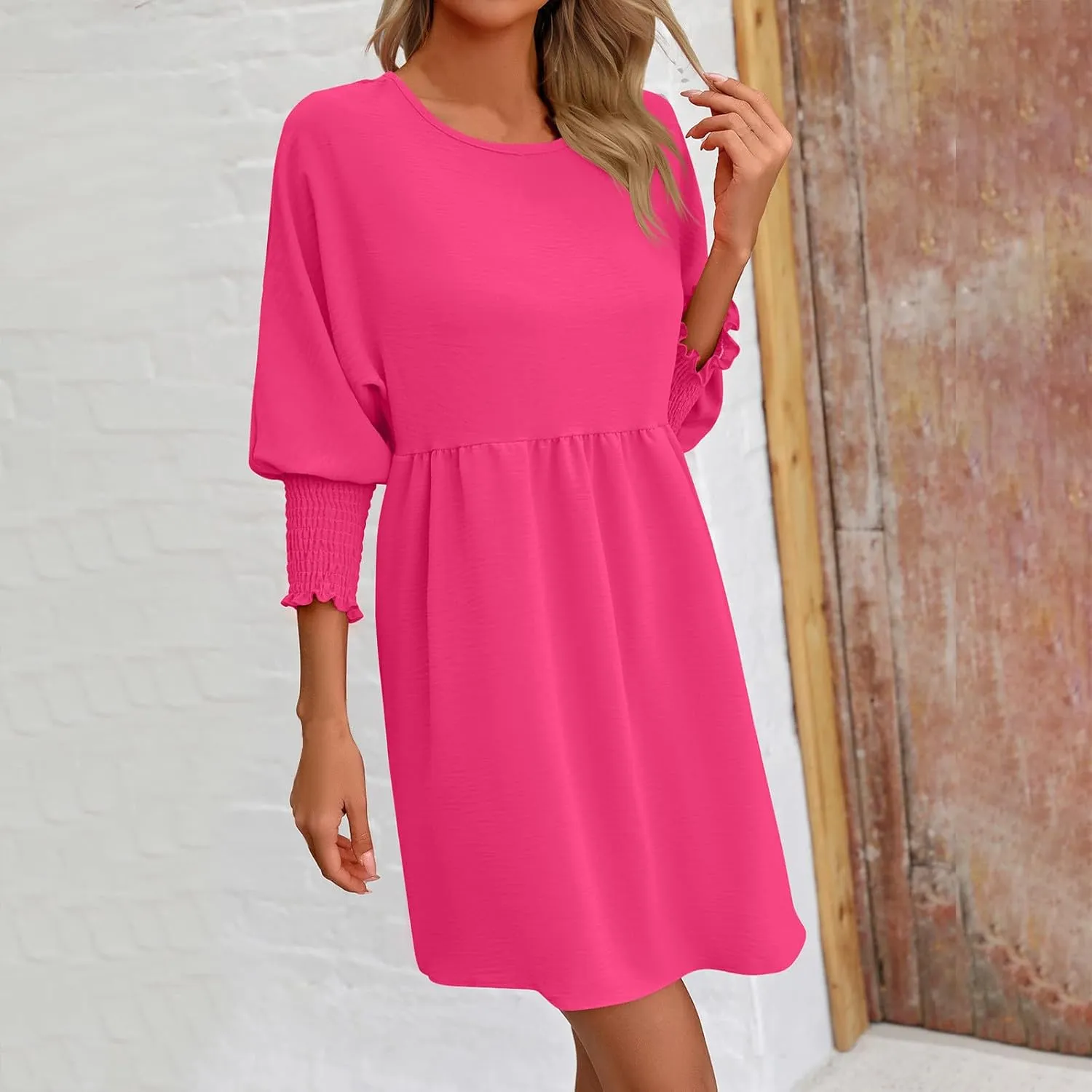 Firzero Summer Dresses for Women 2024 Sexy Skew Collar Sleeveless Sundress Casual Loose Fit Beach Dress Tank Dress