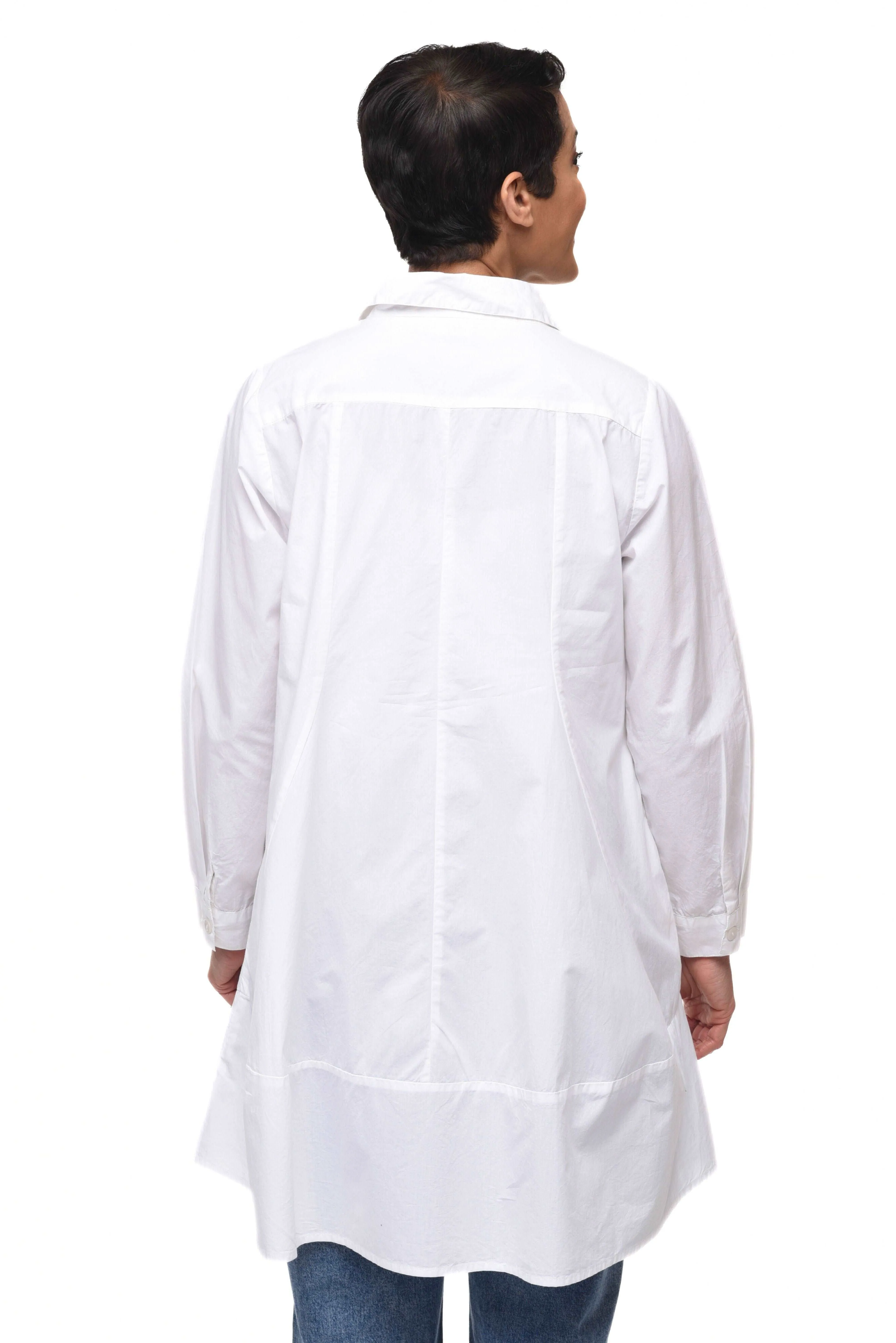 Gillian Womens Shirt in White