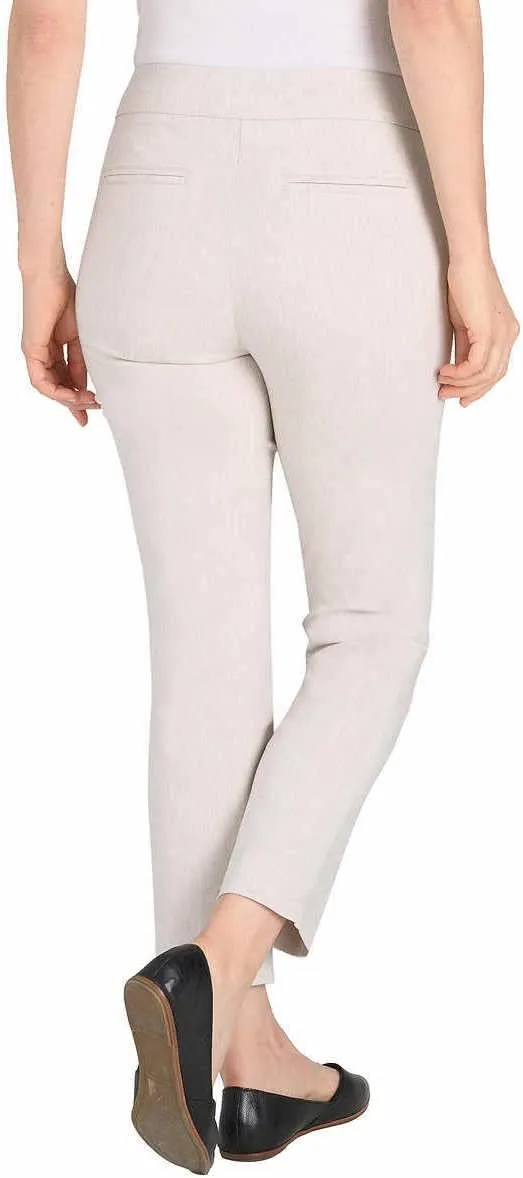 Hilary Radley Women Mid-Rise Stretch Pull-On Ankle Pant