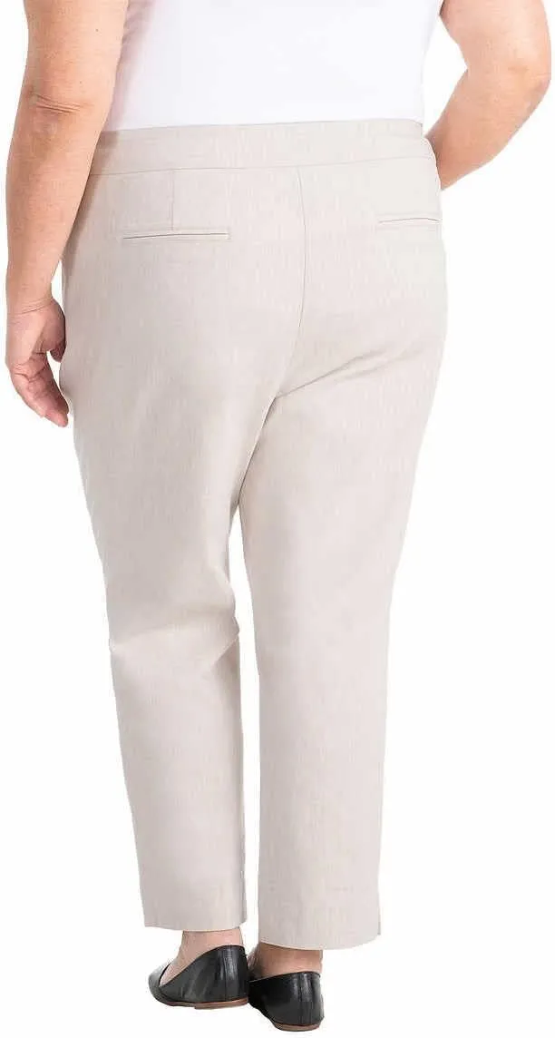 Hilary Radley Women Mid-Rise Stretch Pull-On Ankle Pant