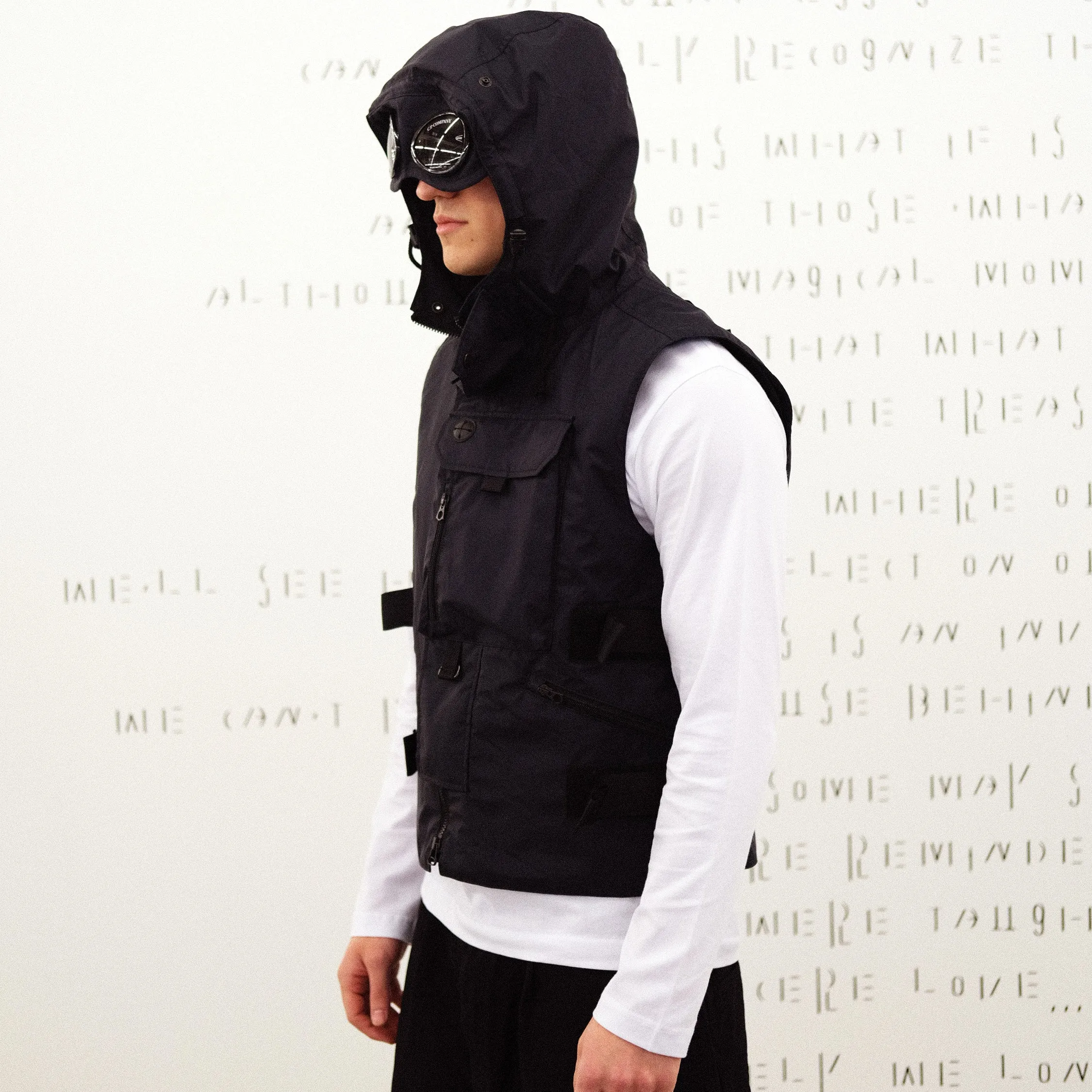 Junya Watanabe MAN x C.P. Company Nylon Vest Black