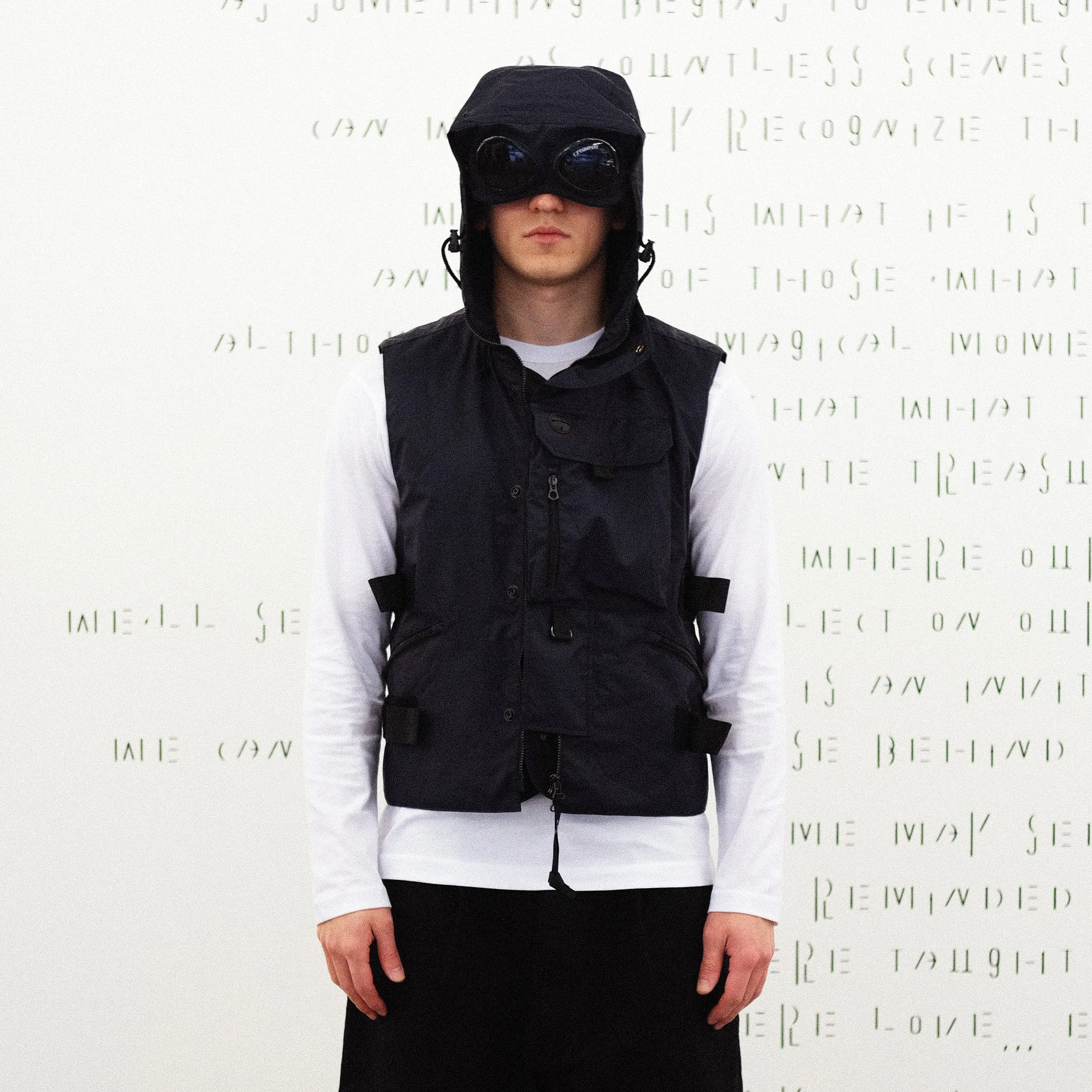 Junya Watanabe MAN x C.P. Company Nylon Vest Black