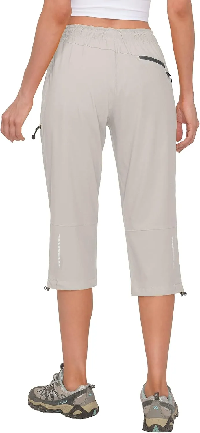 Little Donkey Andy Women's Quick Dry 3/4 Pants Capri Shorts Lightweight Hiking Travel Casual