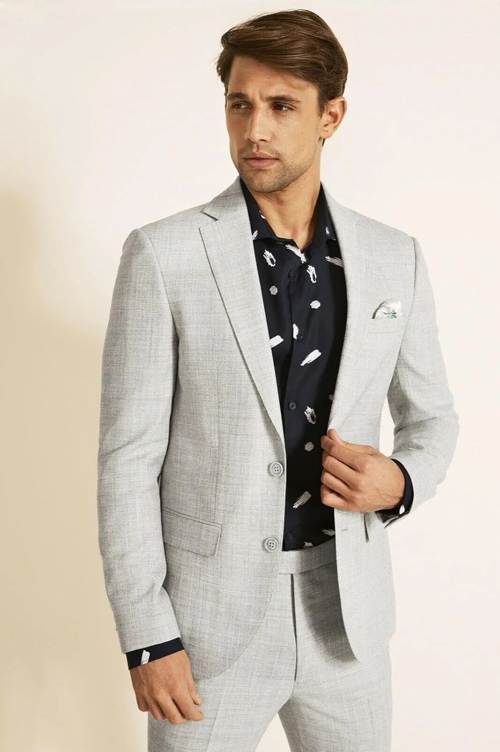 Men's Linen Suit Pants for Wedding Party Trousers