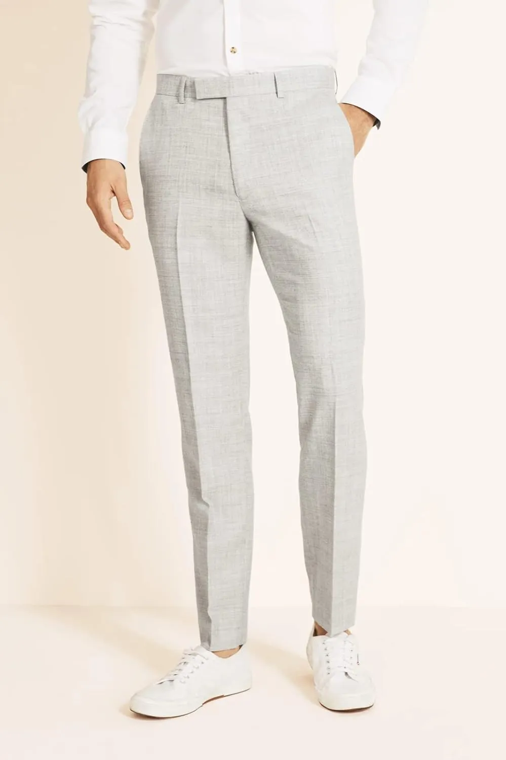Men's Linen Suit Pants for Wedding Party Trousers