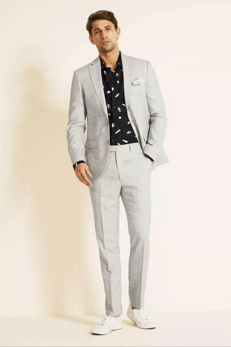 Men's Linen Suit Pants for Wedding Party Trousers