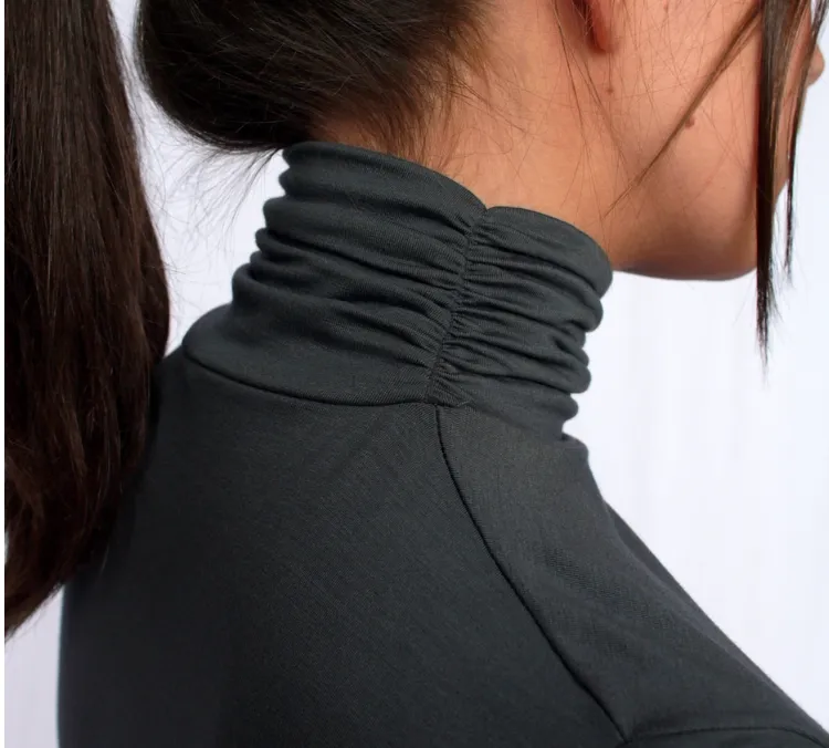 Necessitees M5112W White Turtleneck
