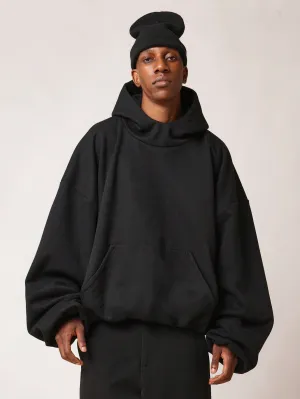 Oversized Funnel Neck Super Premium Heavyweight Essential Hoodie