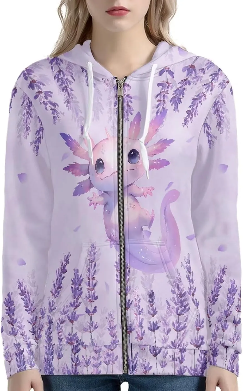 Poceacles Hoodies for Women Zip Up Jacket Coat Long Sleeve Shirt Hooded Cardigan Sweatshirt Fall Outfits Streetwear