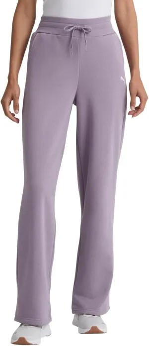 PUMA Women's Fleece Sweat Pants for Women's Straight Legs Winter Sweatpants (Purple, XL)