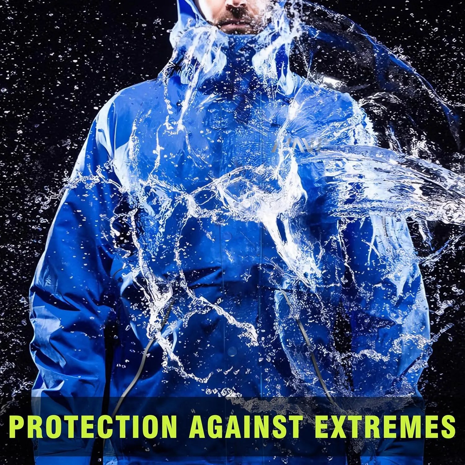Rain Suit for Men Heavy Duty Workwear Waterproof Jacket with Pants 3 Pieces