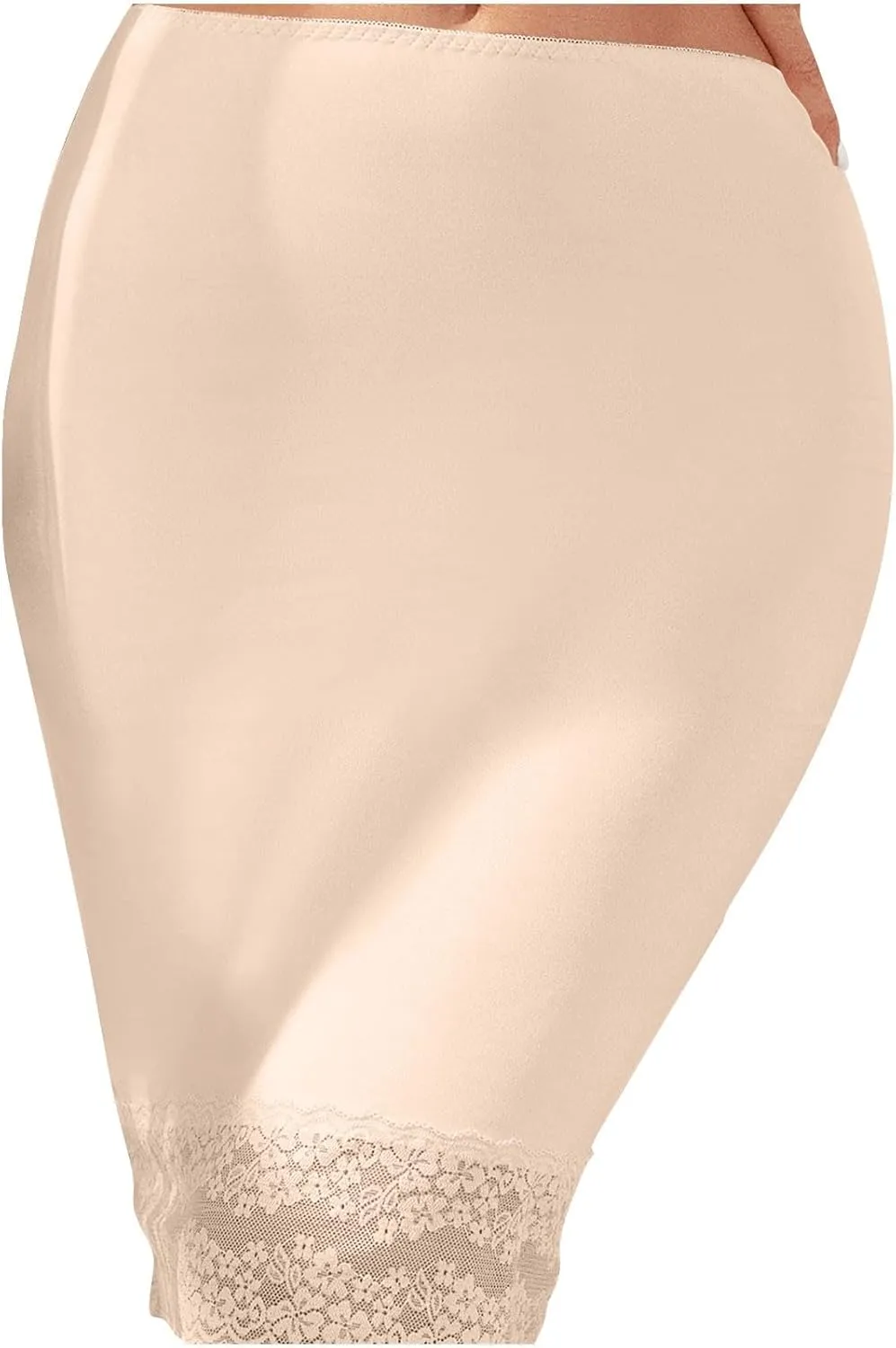 Shapewear Slip for Under Dresses Half Slip Skirt for Women Under Dress Tummy Control Lace Trim Seamless Skirt Dress
