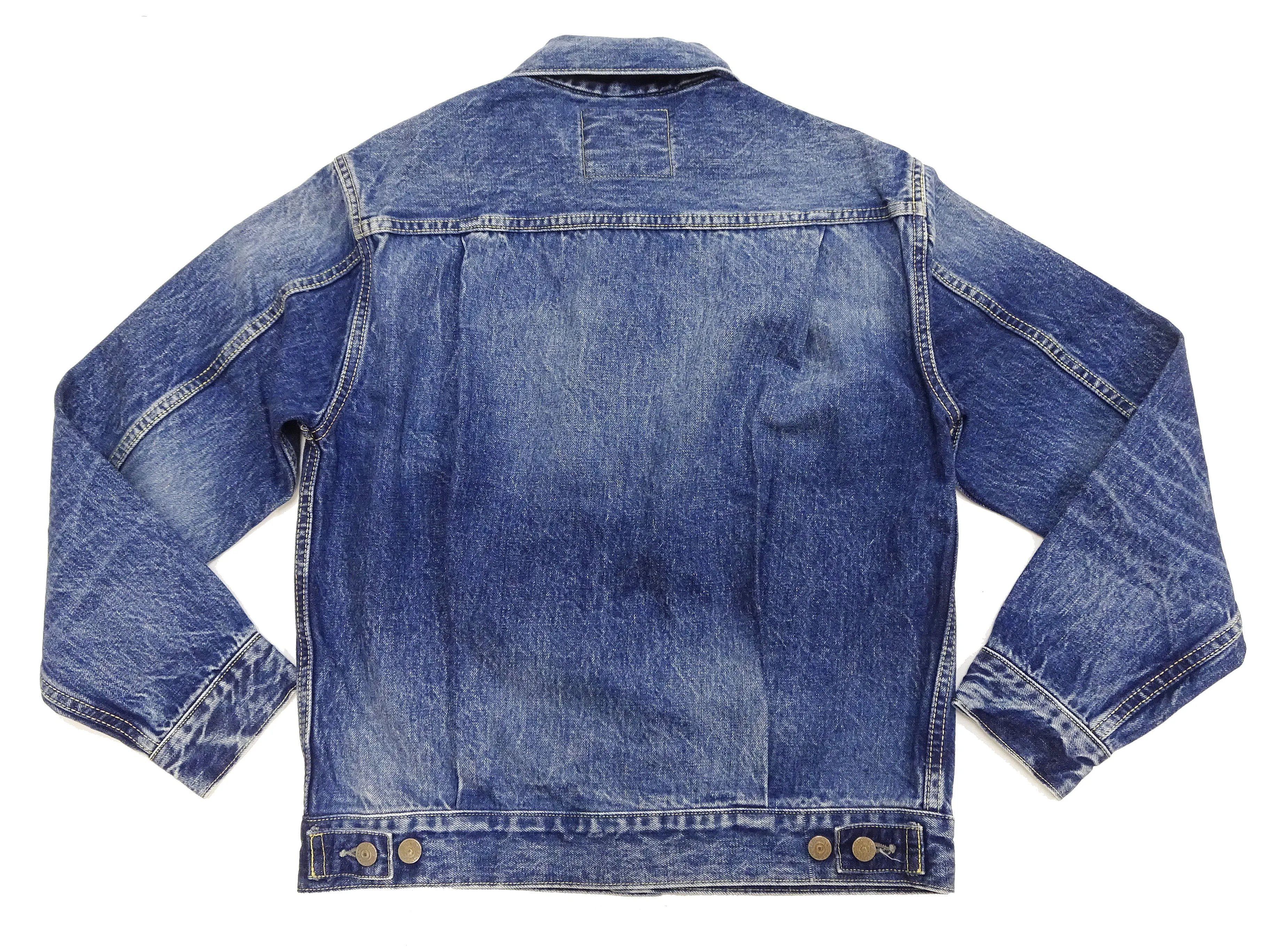 Sugar Cane Faded Denim Jacket SC11953SW Men's Type 2 Style Jean Jacket SC11953SW-429