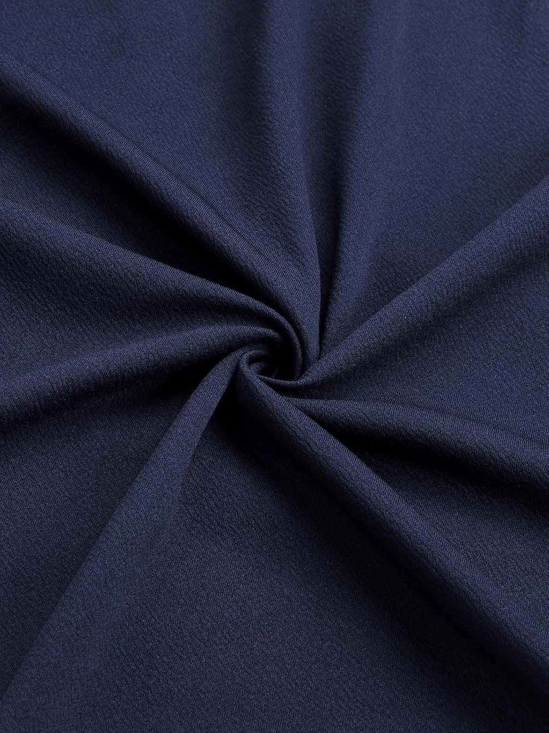 Sureple Skirts for Women Knee Length for Work Fall Elastic High Waist A-Line Flare Skirt Ruffle Hem with Pockets