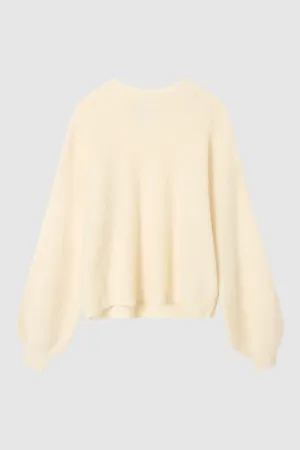 The Wool-Alpaca Balloon Sleeve Knit