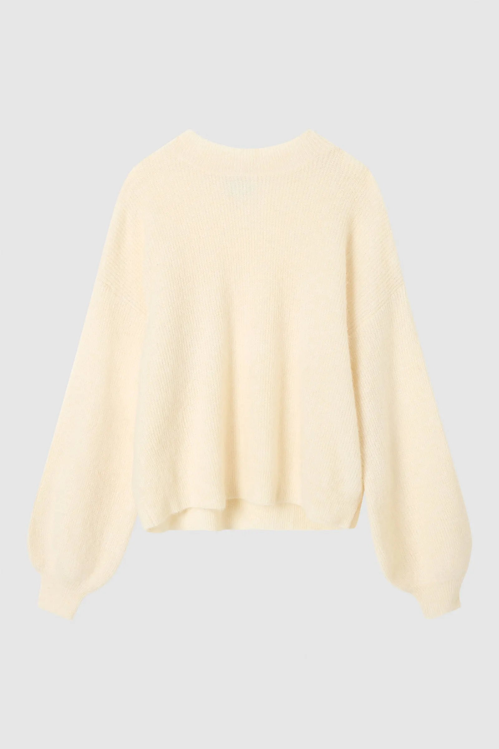 The Wool-Alpaca Balloon Sleeve Knit