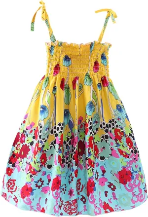 Toddler Baby Girls African Dashiki Dress Summer Short Sleeve Round Neck Dresses Outfits s Birthday Easter