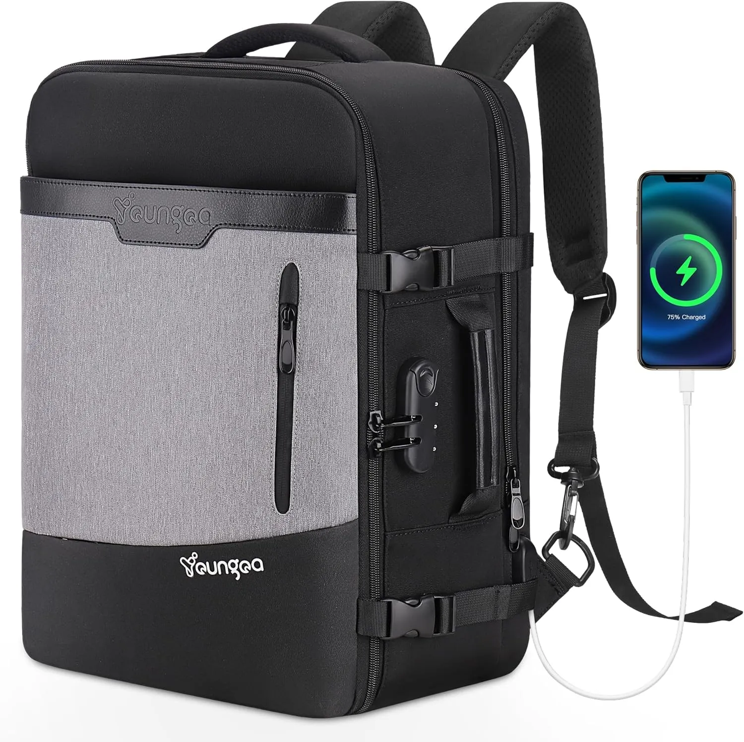 Travel Backpack for Traveling on Airplane, Airline Approved 18x14x8 Travel Backpack for Men & Women, Carry On Luggage Suitcase