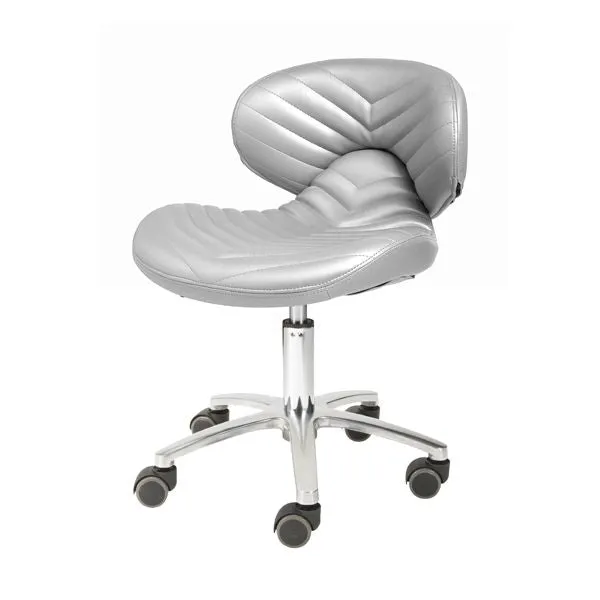 Whale Spa Chevron Low-Base Pedicure Stool Chair