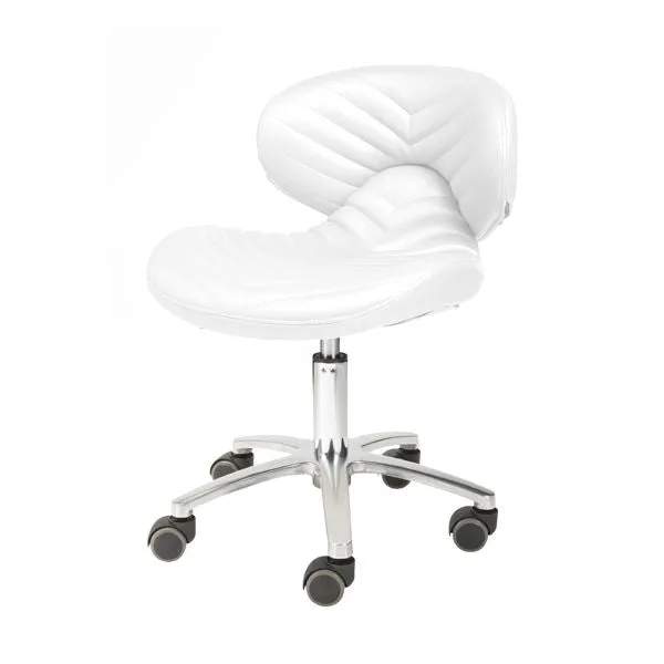 Whale Spa Chevron Low-Base Pedicure Stool Chair