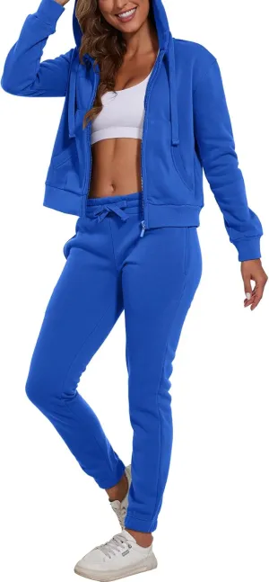 Womens 2 Piece Set Casual Tracksuits Athletic Jogging Sweat Suits Outfits for Women