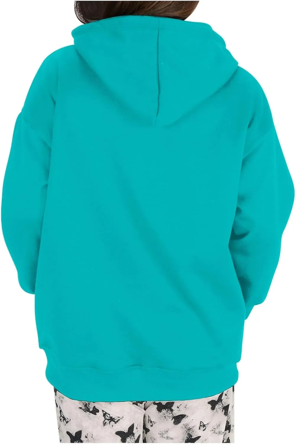 Women's 2024 Fall Oversized Hoodies Long Sleeve Pullover Sweatshirt Trendy Y2k Outfits Preppy Clothes with Pocket
